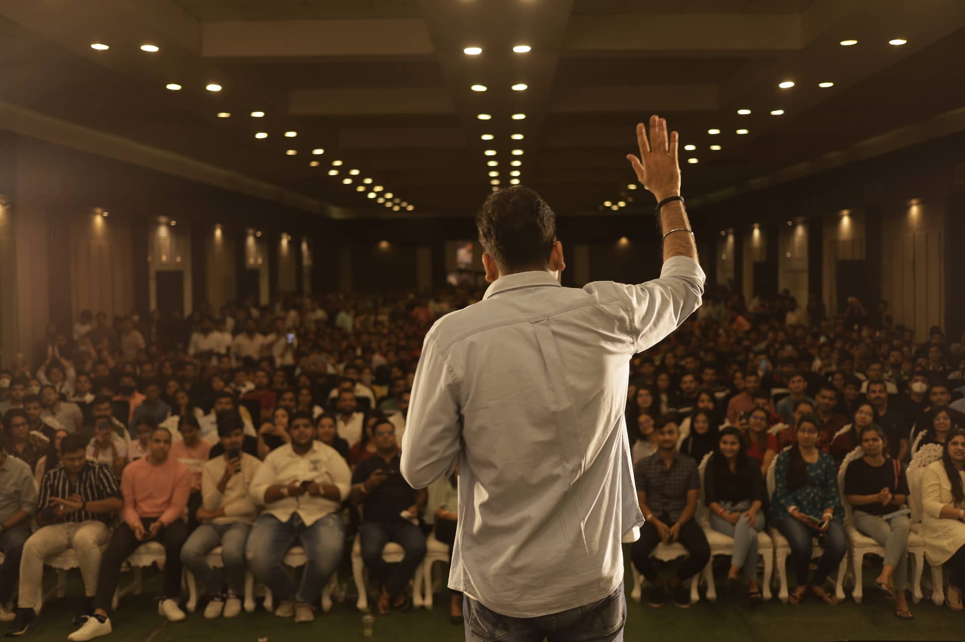 Live audience performance