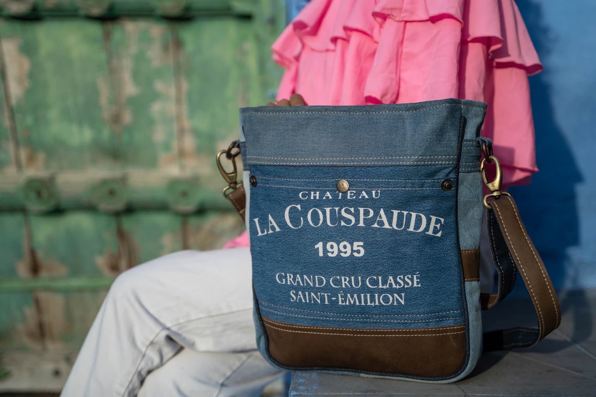 Bag model photography