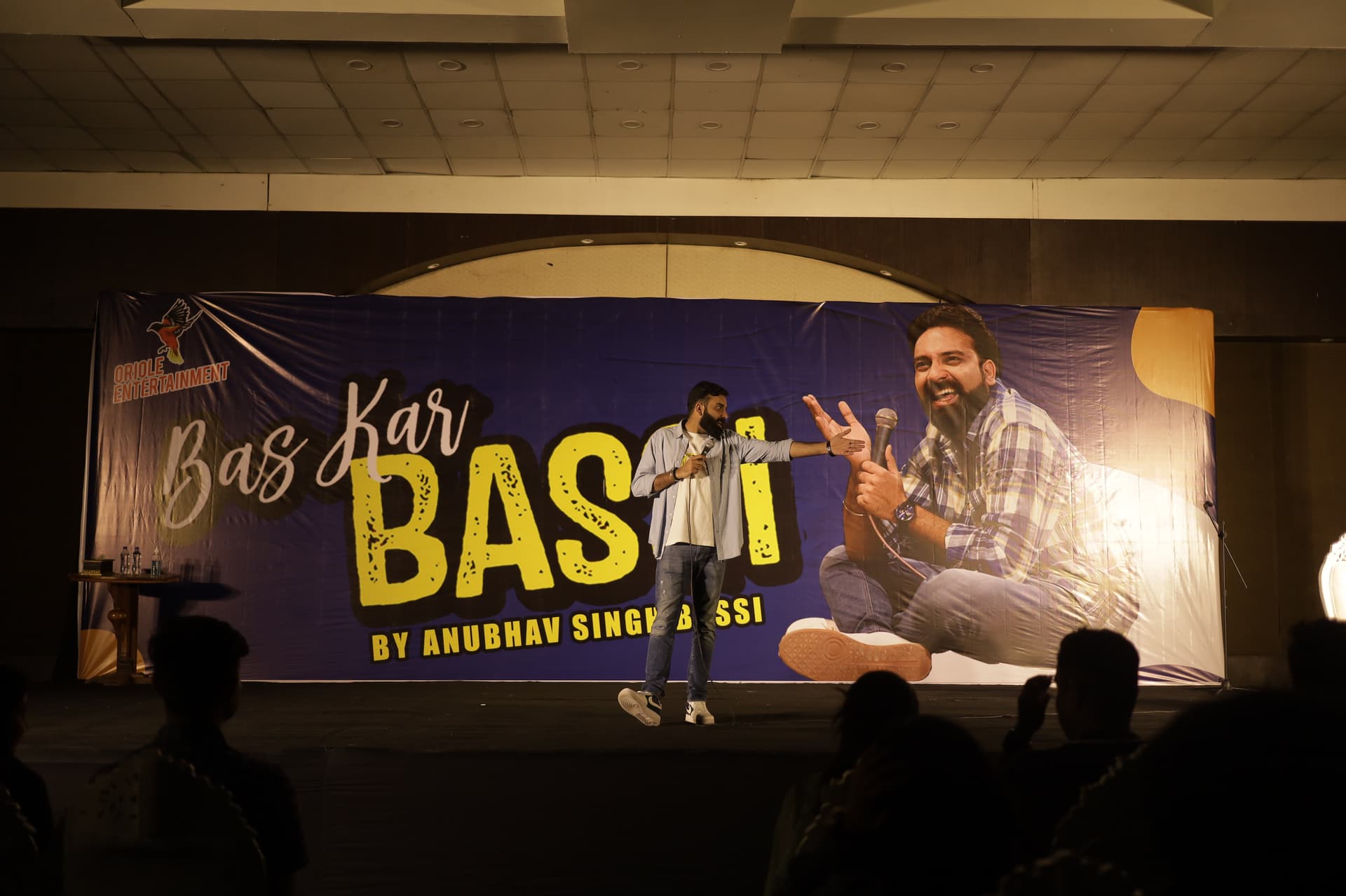 Bassi comedian portrait