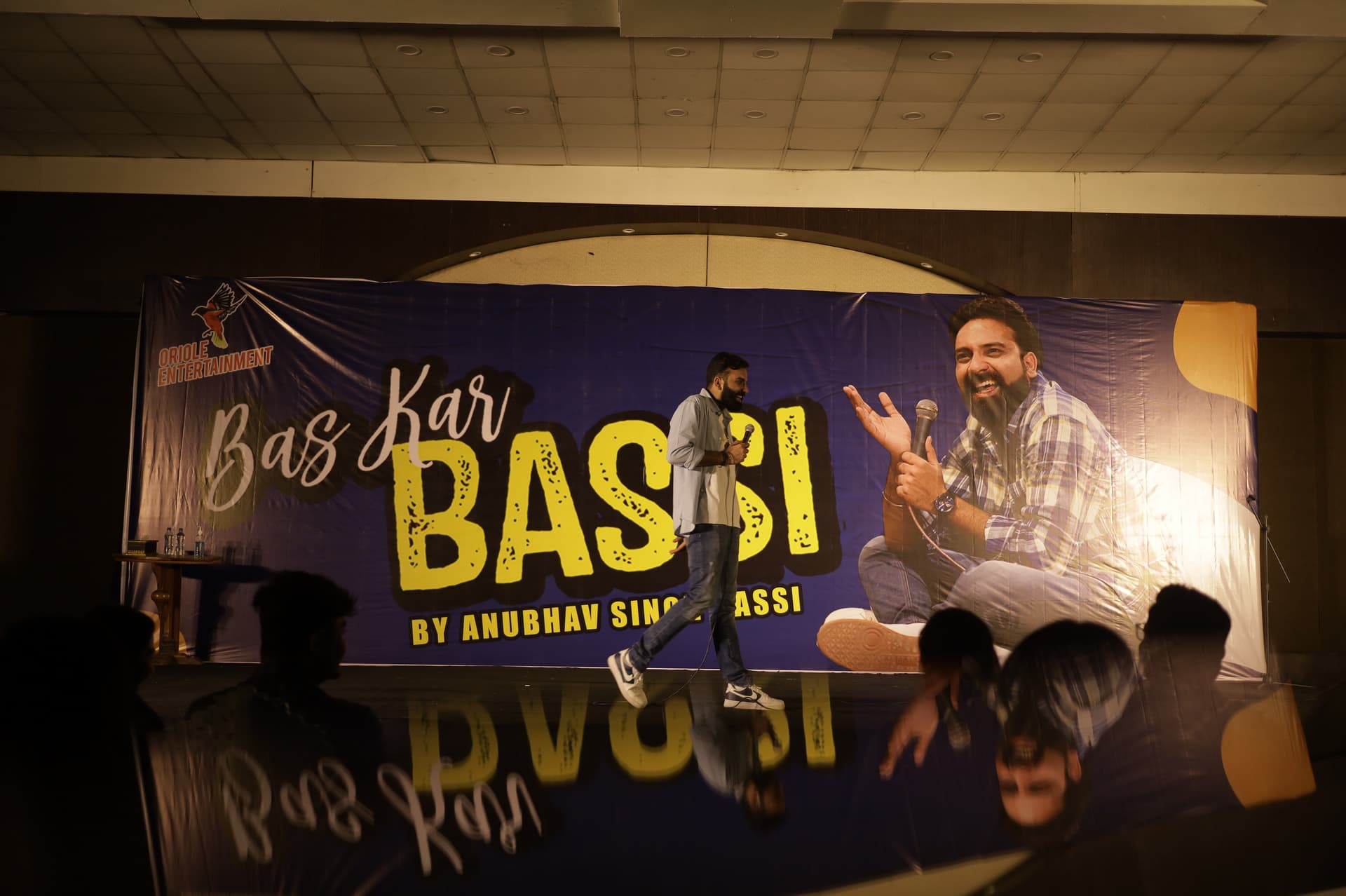 Bassi comedian portrait